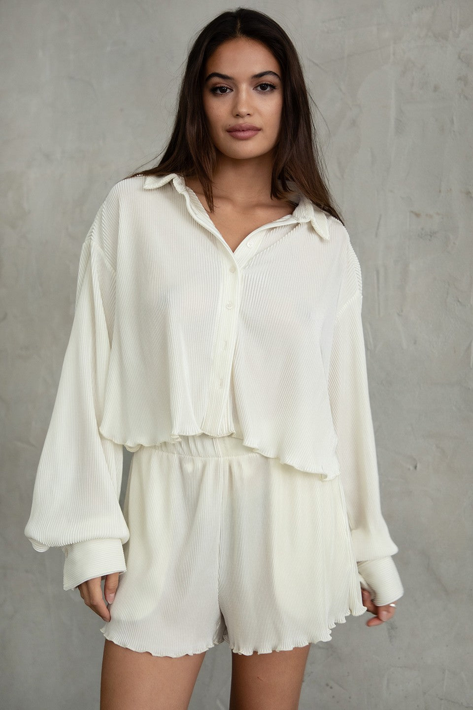 TH29814-PLISSE-LSS IVORY