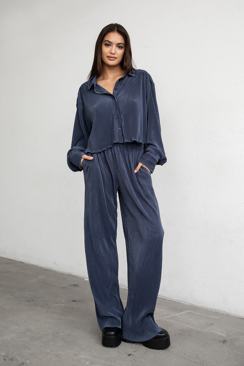 PH30027-PLISSE-P STEEL BLUE