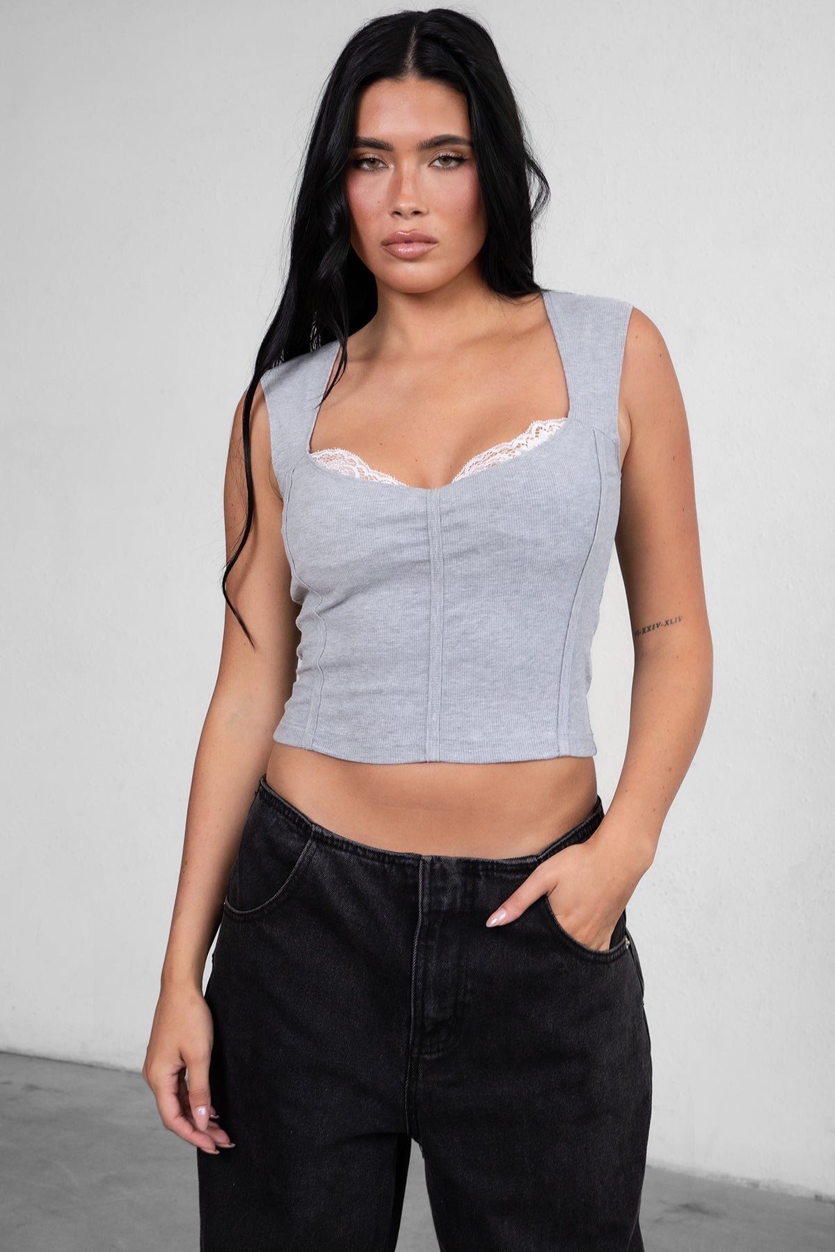 TH30243-EANA HEATHER GREY